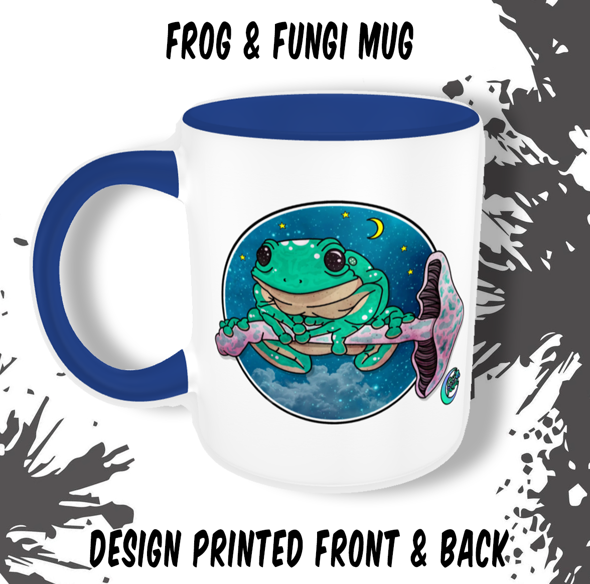 Frog & Fungi Two Tone Mug