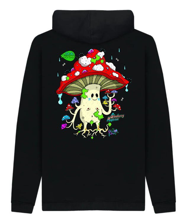 GlowBerry Mushroom Hoodie