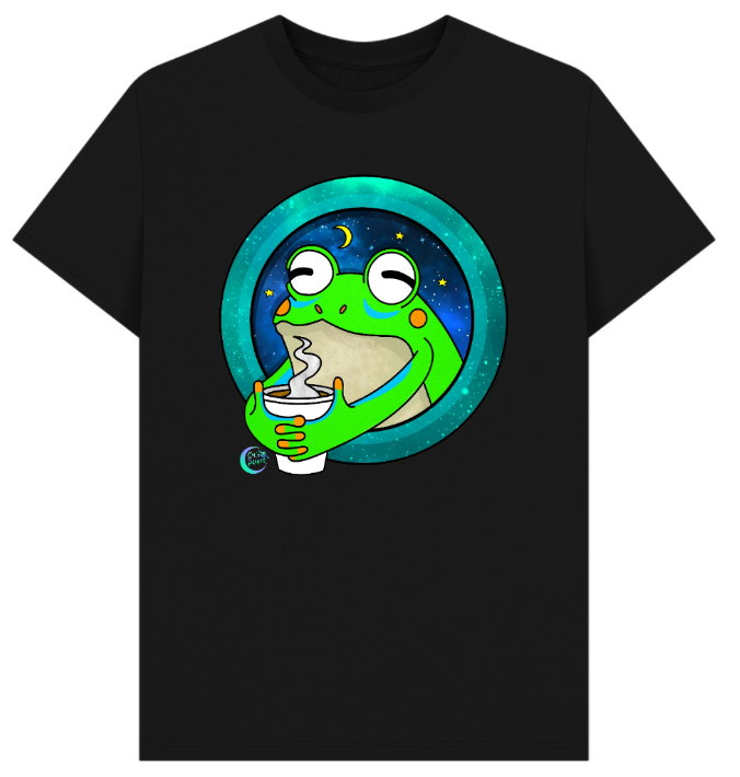 Rainy Day Frog Cafe T-Shirt
