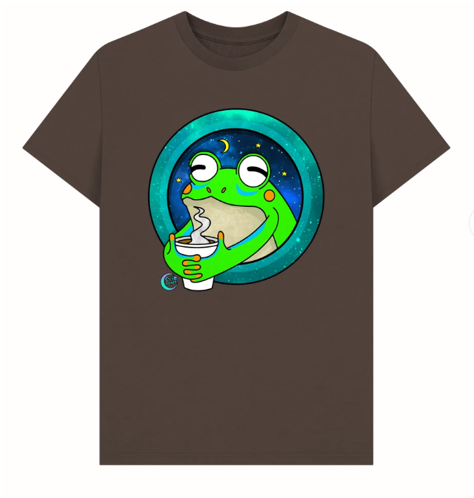 Rainy Day Frog Cafe T-Shirt