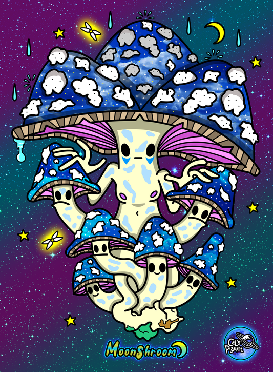 MoonShroom Print