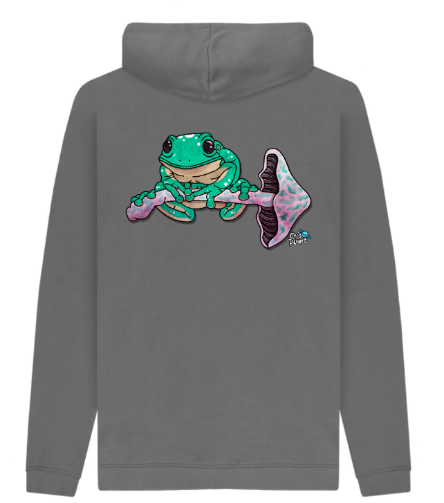 Frog & Fungi Hoodie Special Edition Grey