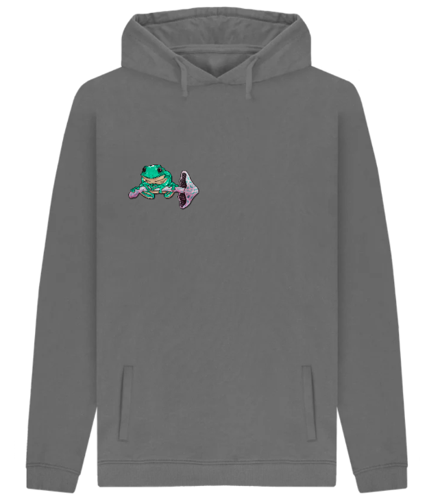 Frog & Fungi Hoodie Special Edition Grey