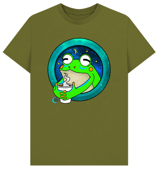 Rainy Day Frog Cafe T-Shirt